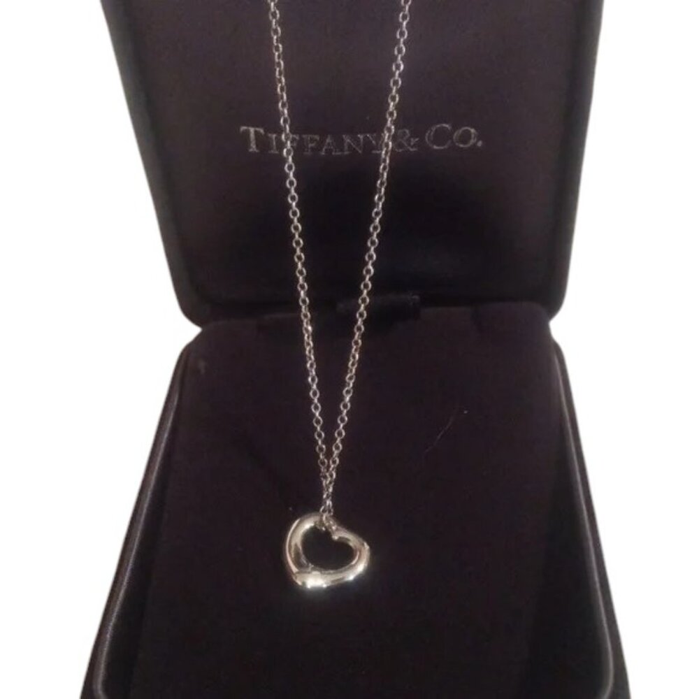 Tiffany & Co | Elsa Peretti | Open Heart Pendant | Sterling silver